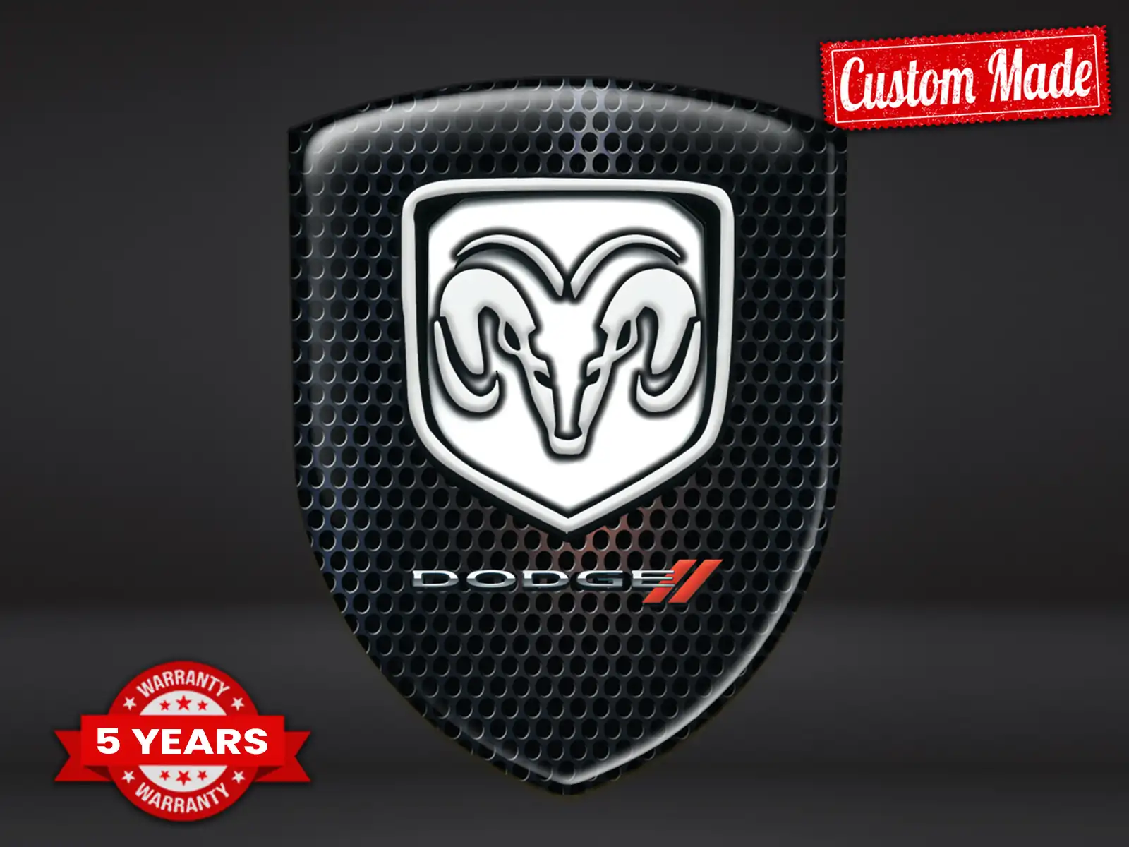 Dodge Autocollants Logo Imprimé Pro Max Durable Stylé